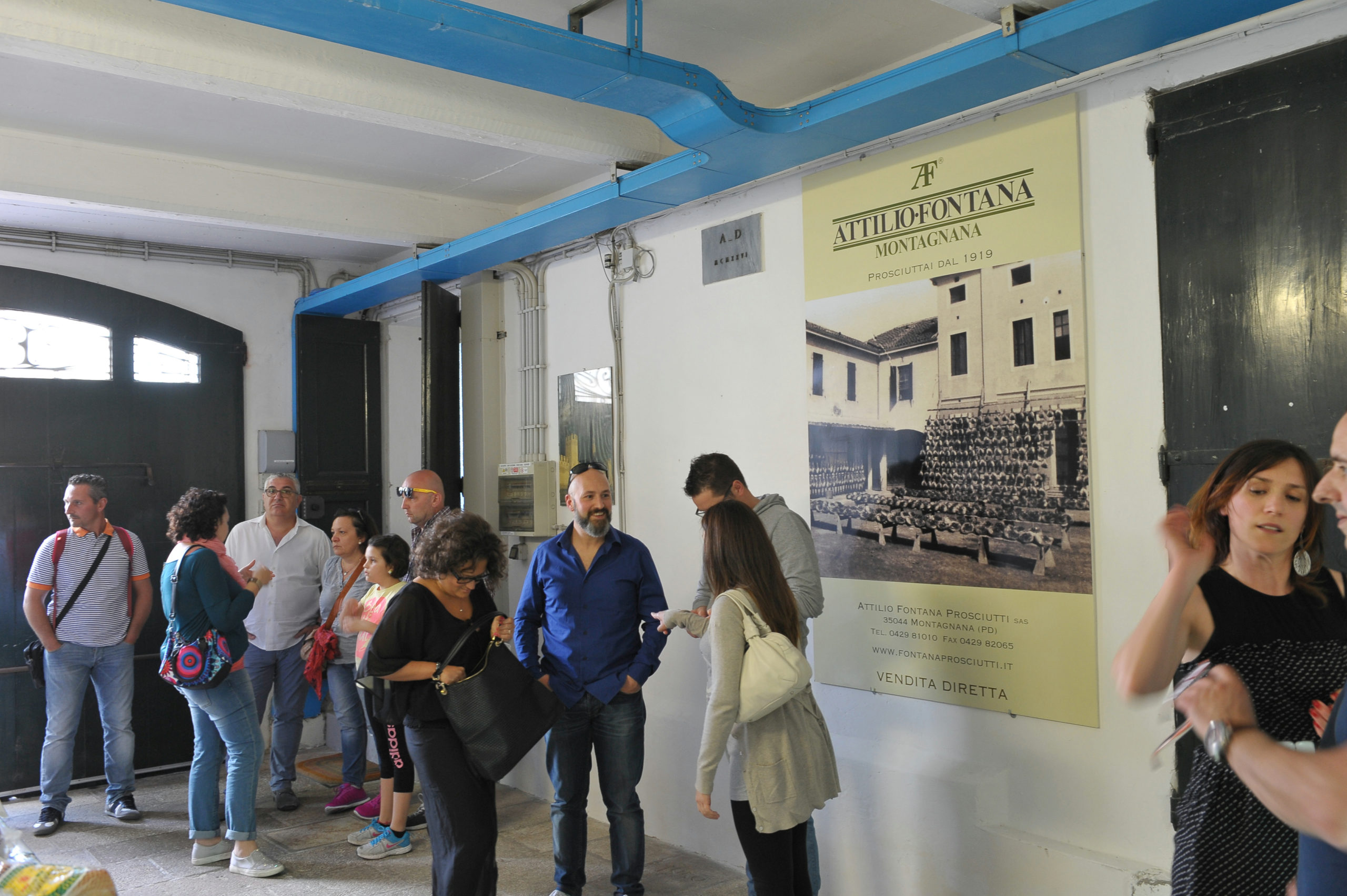 visita allo stabilimento Montagnana in Festa 2015